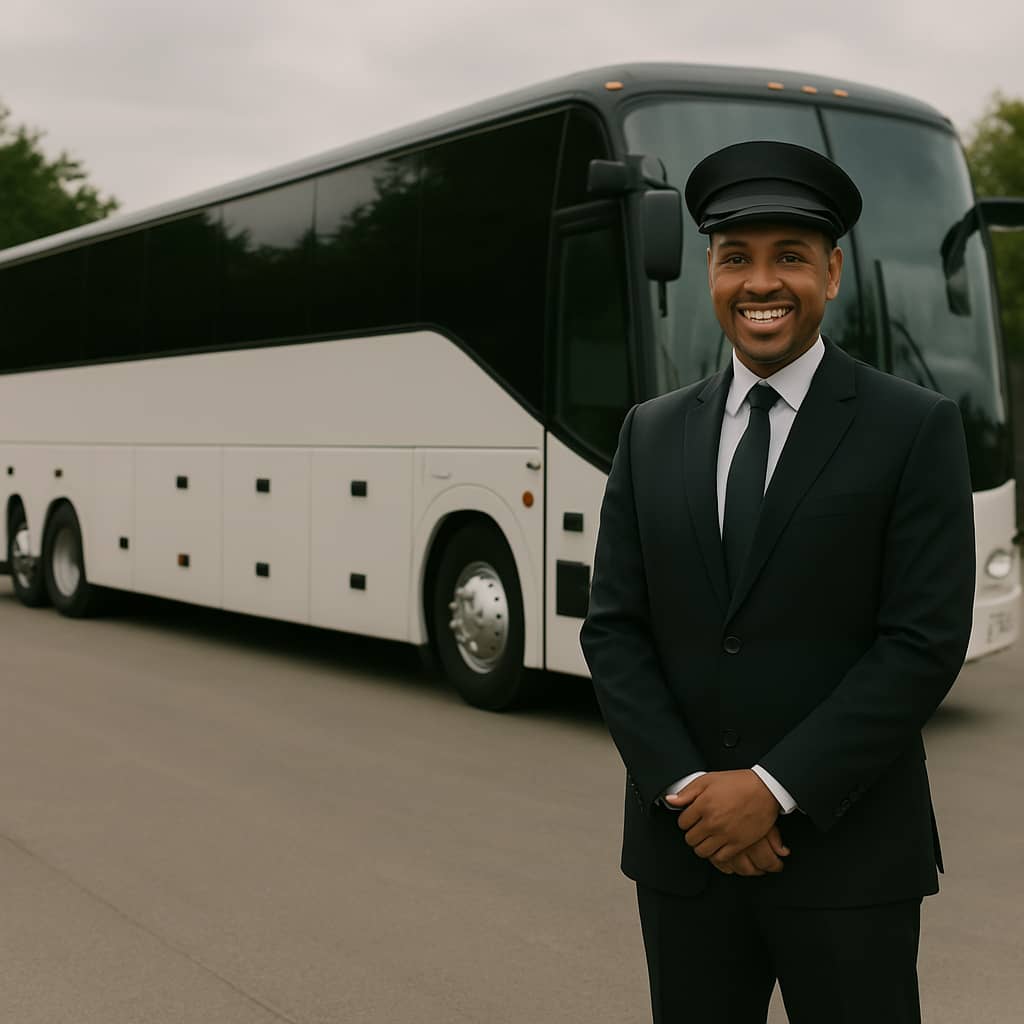 56 Passenger Coach Bus Long-distance travel, luxury tours, Professional Chauffeur Service