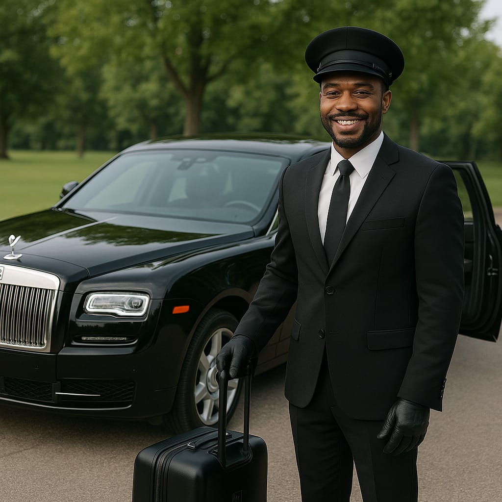 Exotic Sedan VIP travel, weddings, special occasions, Professional Chauffeur Service