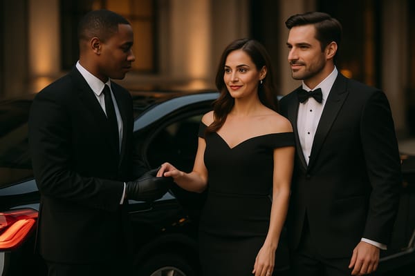 Luxury Chauffeur Services for black tie events