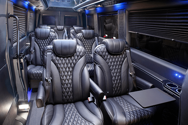 Shuttle Sprinter Van Group airport transfers, hotel shuttles, Professional Chauffeur Service