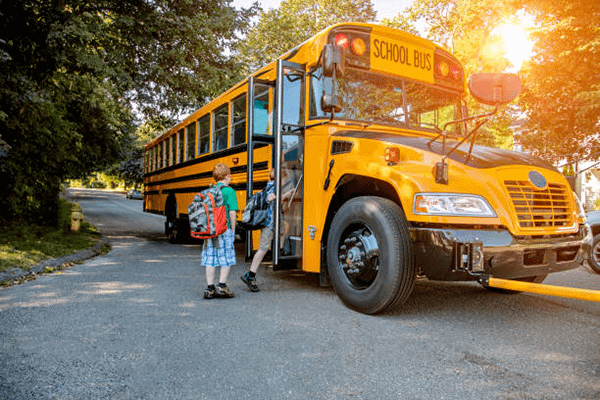 56 Passenger School Bus, Professional Chauffeur Service