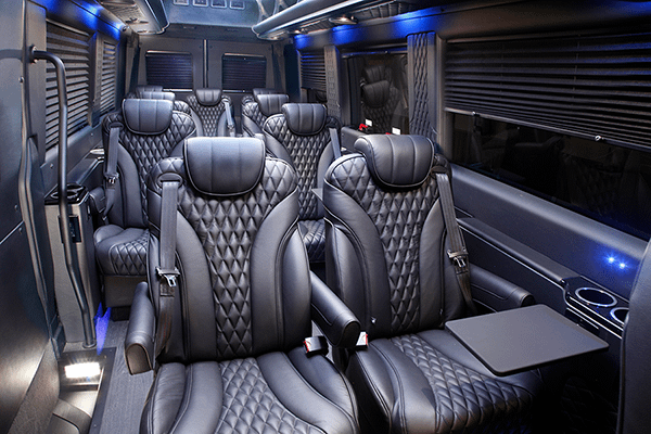 Shuttle Sprinter Van Group airport transfers, hotel shuttles, Professional Chauffeur Service
